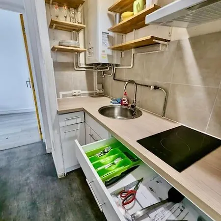 Lit Double - Calme & Equipe - 5min Hypercentre Appartement Grenoble