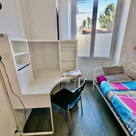 Lit Double - Calme & Equipe - 5min Hypercentre Appartement Grenoble