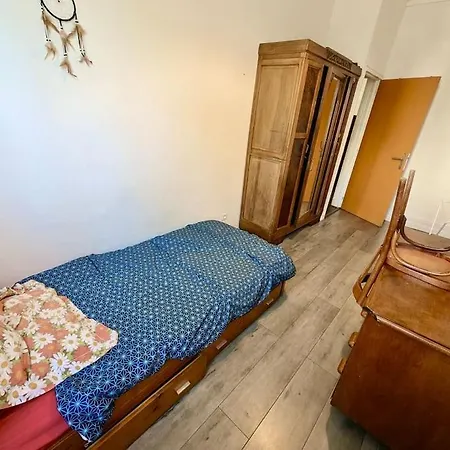 Lit Double - Calme & Equipe - 5min Hypercentre Appartement Grenoble